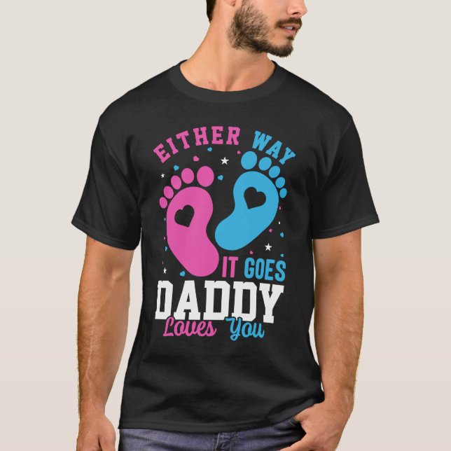 Gendernas tillkännagivande Hur det än går för papp T Shirt (Framsida)