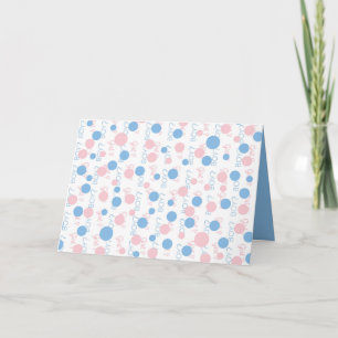 Gendernas visitkort för pojke kort