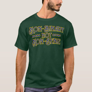 Genderque för icke-binär icke-avkänningsrelaterad t shirt
