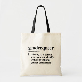 Genderquedefinition - Definierade hbt-villkor - Tygkasse