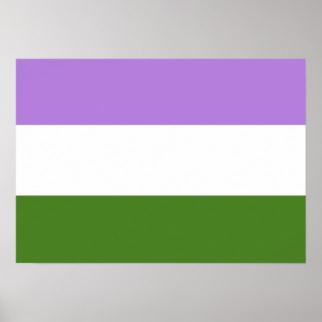 GENDERQUEER FLAG ORIGINAL -.png Poster (Framsidan)