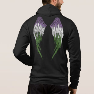 Genderqueer Flagga - Angel Vingar T Shirt