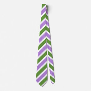 Genderqueer Flagga Diagonal Rand Neck Tie Slips
