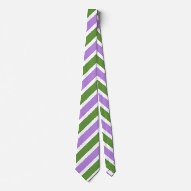 Genderqueer Flagga Diagonal Rand Neck Tie Slips (Framsida)