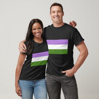 GenderQueer-Flagga T Shirt