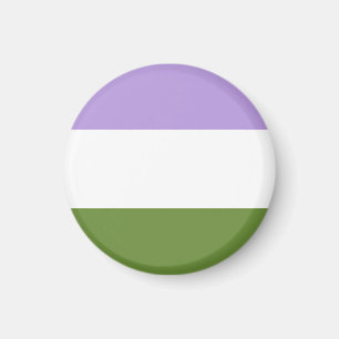 Genderqueer flaggamagnet magnet