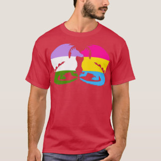 Genderqueer Pansexual Pride Dragons T Shirt