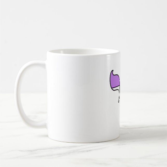 Genderqueer Pride Flag Chai  Kaffemugg (Vänster)