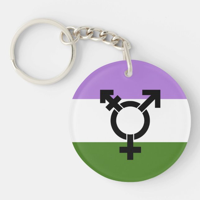 Genderqueer Pride Flagga (Framsidan)