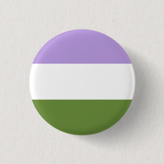 Genderqueer Pride Flagga Badge Knapp