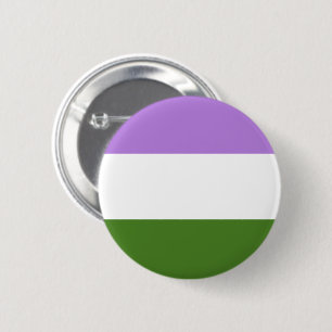 Genderqueer Pride Flagga Knapp
