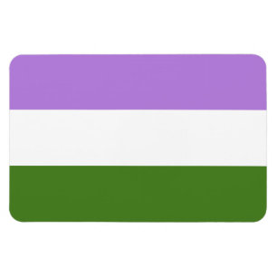 Genderqueer Pride Flagga Magnet