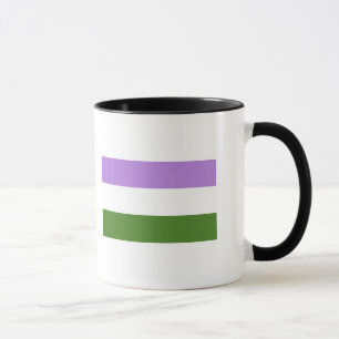 Genderqueer Pride Flagga Mugg