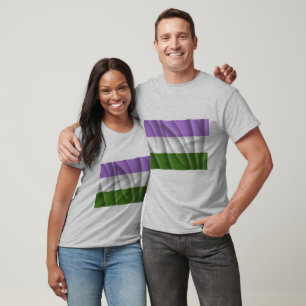 GENDERQUEER-PRIDEFLAGGA - vågigt Tröja