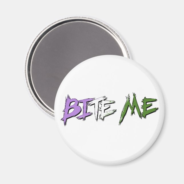 Genderqueer stolthet Bit mig Magnet (Front/Back)