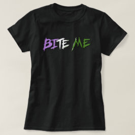 Genderqueer stolthet Bit mig T Shirt