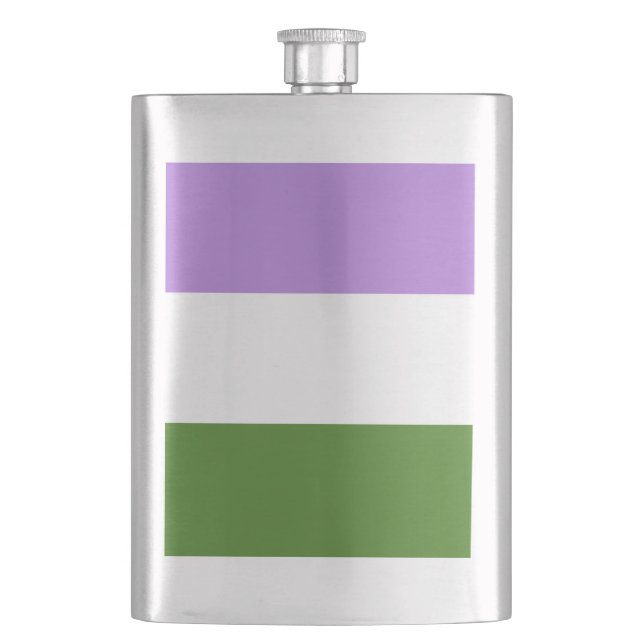 Genderqueer-stolthetsflagga Fickplunta (Framsidan)