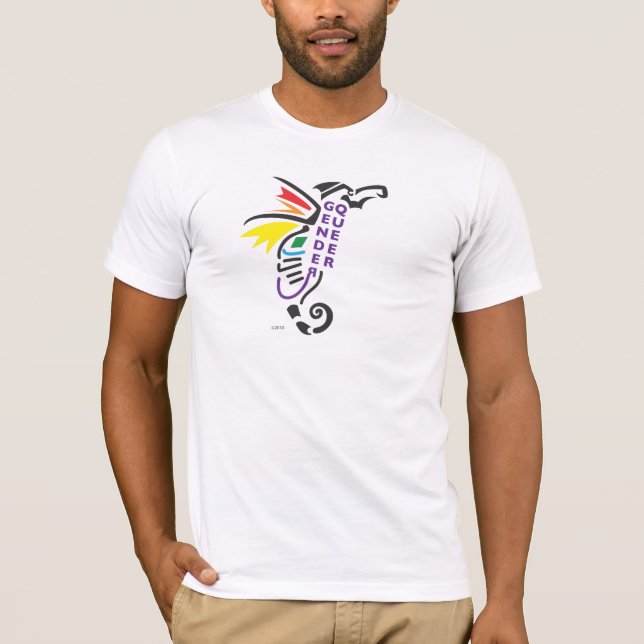 Genderqueer symbol tee shirt (Framsida)