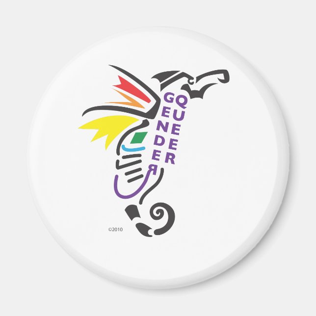 Genderquesymbol Magnet (Framsidan)