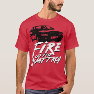 Gene Hunt Fire upp Quattro T Shirt