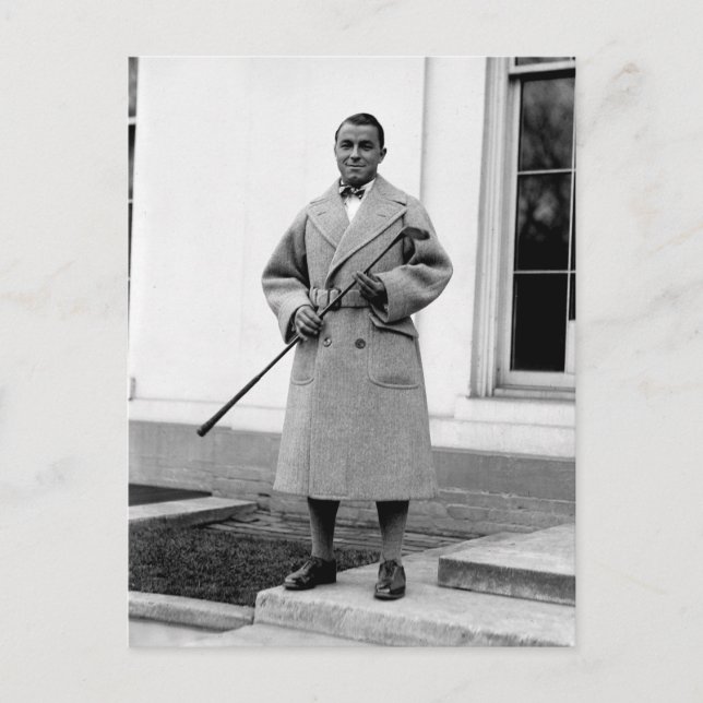 Gene Sarazen, 1920-talet Vykort (Framsida)