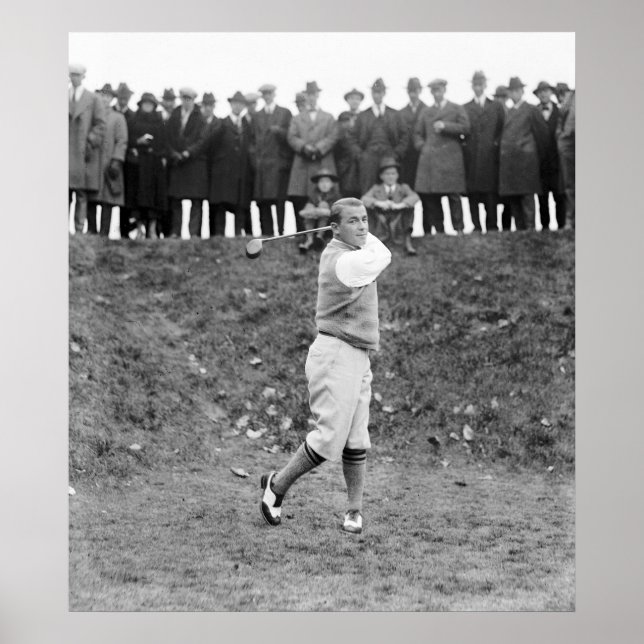 Gene Sarazen, 1922 Poster (Framsidan)