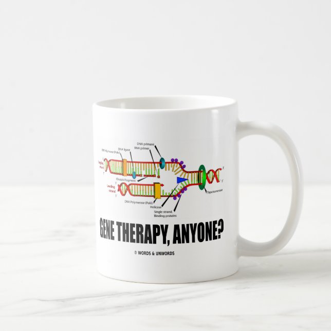 Gene Therapy, någon? (DNA-replikering) Kaffemugg (Höger)
