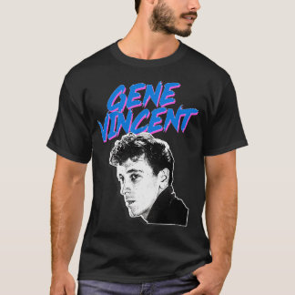 Gene Vincent Retro Graphic Design T Shirt