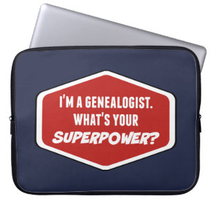 Genealog Superkraft Anpassad Laptopfodral Laptop Fodral