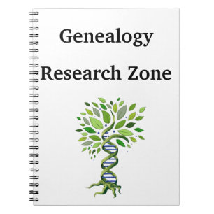 Genealoger Forskning Zonare DNA Träd Ancef Anteckningsbok