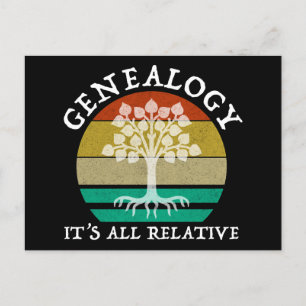 Genealogi - allt är relativt vykort