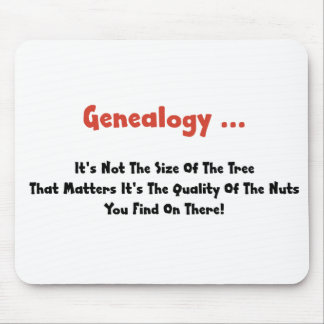 Genealogi ... Det är inte Storleka av Träd Musmatta