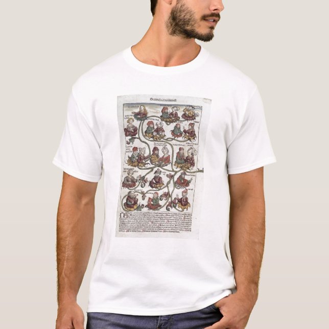 Genealogiskt träd av Laban T-shirt (Framsida)
