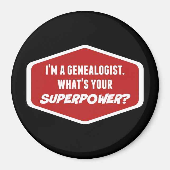 Genealogist Superpower Magnet (Framsidan)