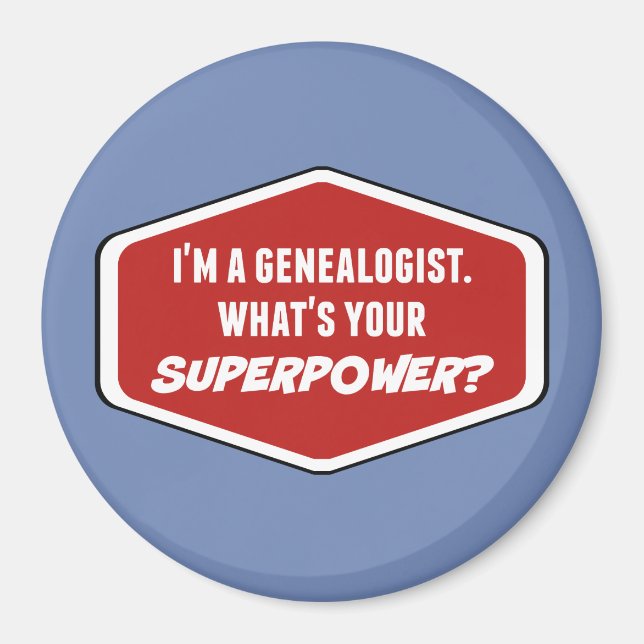 Genealogist Superpower Magnet (Framsidan)