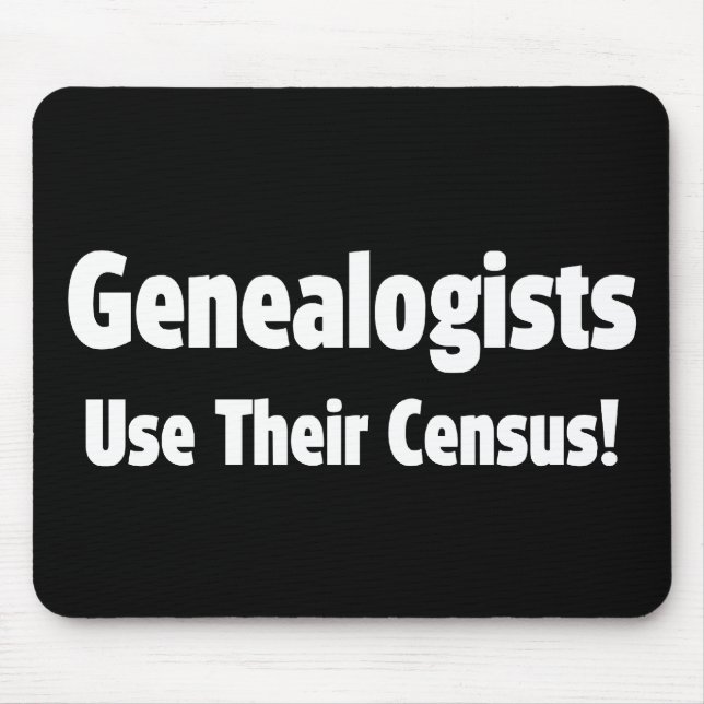 Genealogister Användor sitt folk Musmatta (Framsidan)