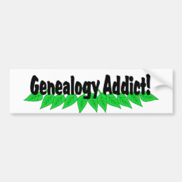 Genealogy Addict Bildekal