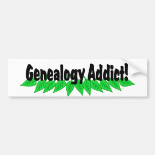 Genealogy Addict Bildekal