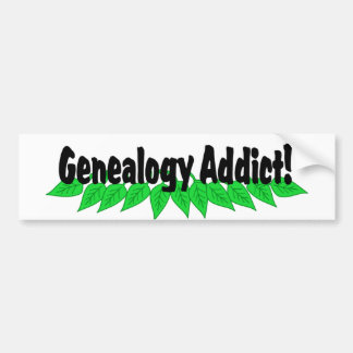 Genealogy Addict Bildekal