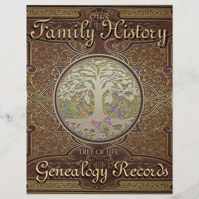 Genealogy Anpassningsbar för familjehistorik (Framsida)