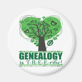 Genealogy är T-R-E-rific! Magnet