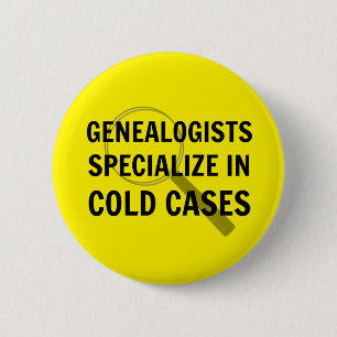 Genealogy Button (Gult) Knapp