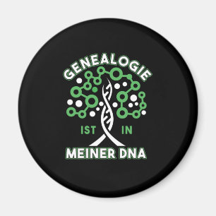 Genealogy DNA Träd Genealogy Family Historian Gift Magnet