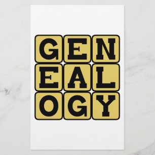 Genealogy, Familjestudie Träd