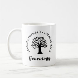 Genealogy Family Ancestry Black Print Gift Hett Te Kaffemugg