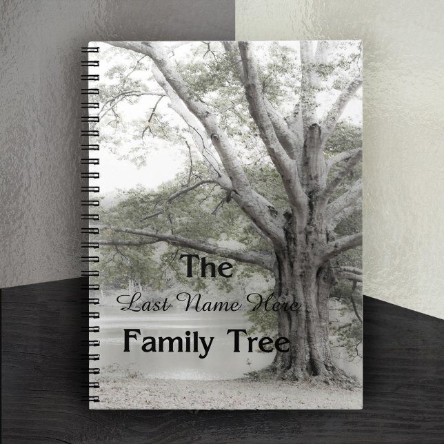 Genealogy Family Träd bärbar dator Anteckningsbok Med Spiral (Genealogy Family Tree Notebook)