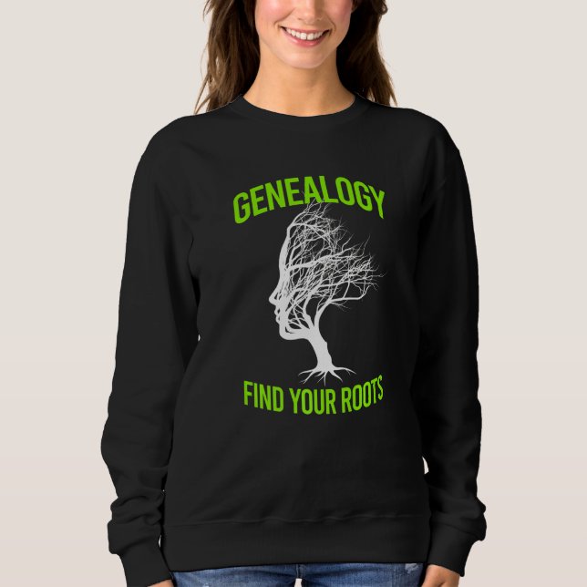 Genealogy Find Roots I Genealogy Genealogist T Shirt (Framsida)