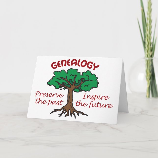 Genealogy Kort (Framsida)