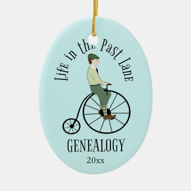 Genealogy Life in the Past Lane Helgdag Ornament (Framsidan)