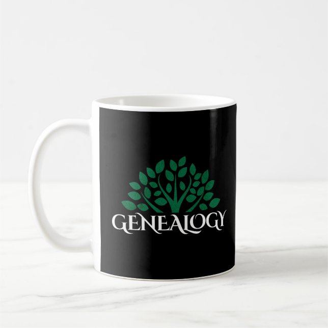Genealogy Livets träd Kaffemugg (Vänster)